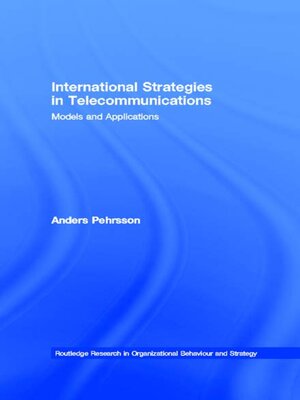 cover image of International Strategies in Telecommunications